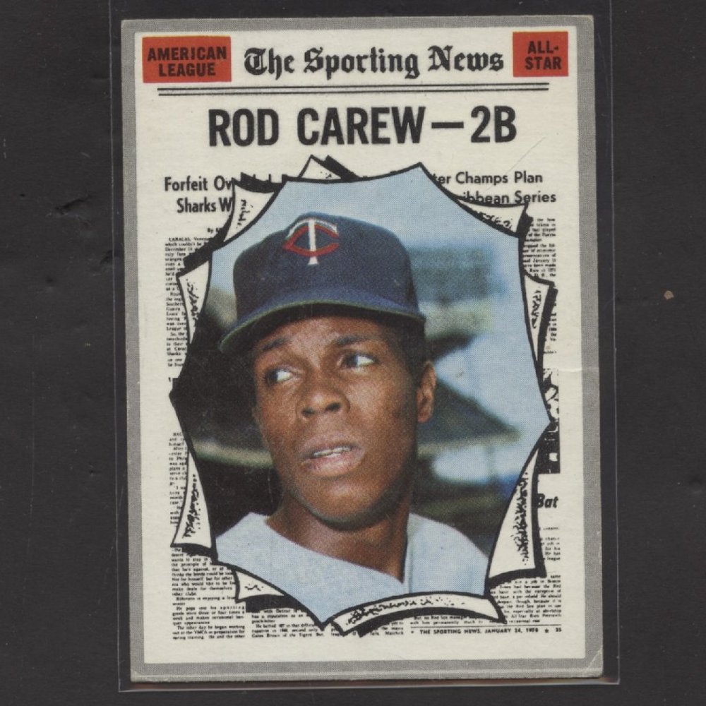 1970 TOPPS BASEBALL ROD CAREW ALL STAR CARD TWINS HOF'ER